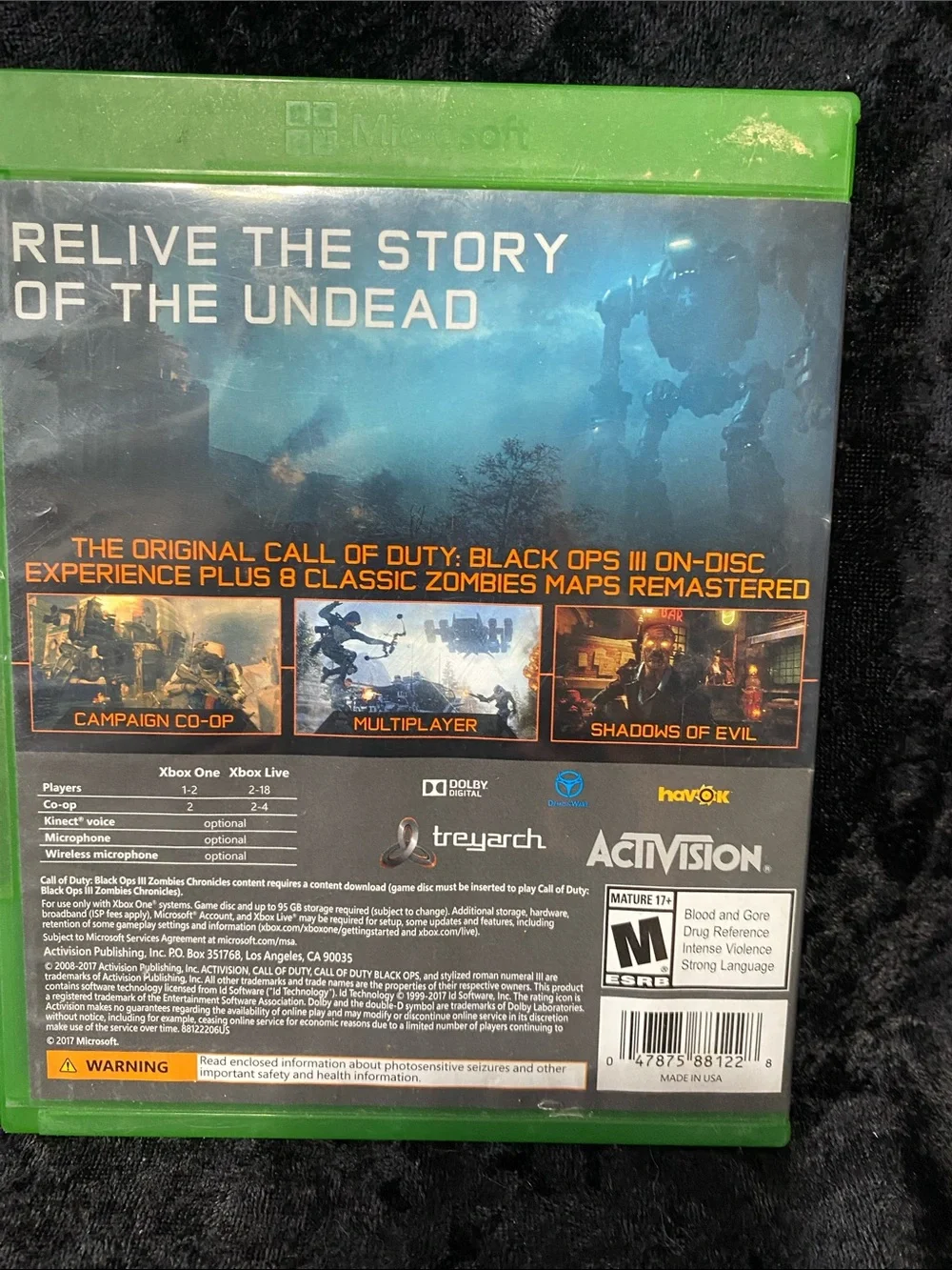Call of Duty: Black Ops III - Zombies Chronicles Edition (Xbox One) - Black